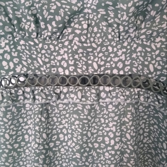 Women's Summer Dress in light green by Hello Molly, size XS. - Picture 4 of 5